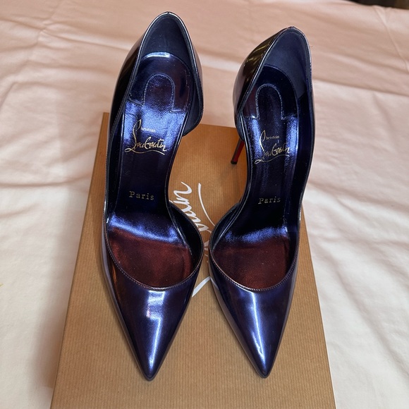 Louboutin chrome heels - Picture 4 of 7